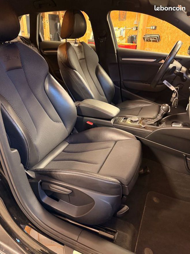 Audi A3 Sportback III 1.4 TFSI COD 140 S LINE TR Noir de 2013