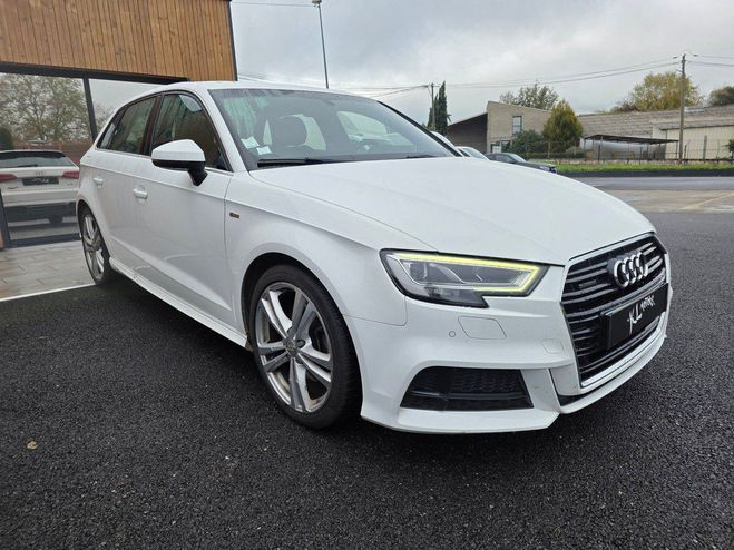 Audi A3 2.0L TDI 184CH QUATTRO SLINE / VIRTUAL / Blanc de 2019