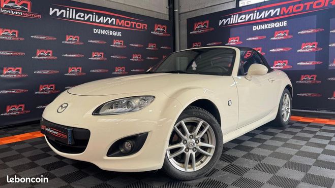 Mazda MX5 5 roadster elegance 1.8 mzr 126 cv garan Blanc de 2010