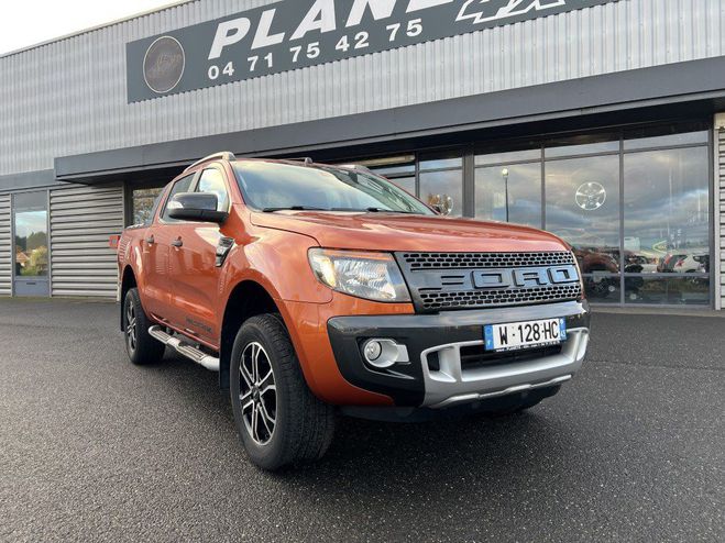 Ford Ranger 3.2 L TDCI 200 CV Wildtrack Boite Mcani Orange de 2015