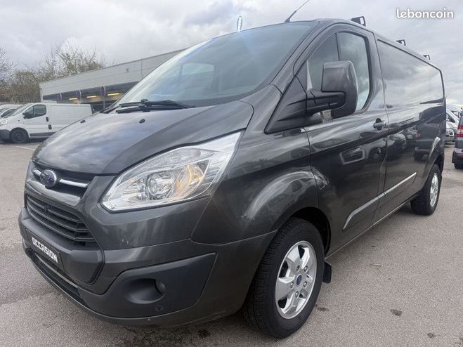 Cliquer pour voir la photo suivante Ford Custom TRANSIT FG 290 L2H1 2.0 TDCI 130 LIMITED Gris de 2017