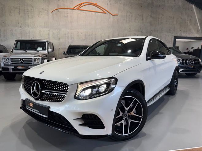 Cliquer pour voir la photo suivante Mercedes GLC Coupé 350d 258Ch 4Matic Caméra 360 Attel Blanc métallisé de 2017