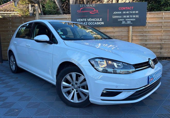 Cliquer pour voir la photo suivante Volkswagen Golf VII 1.6 TDI 115ch DSG7 Confortline Blanc de 2019