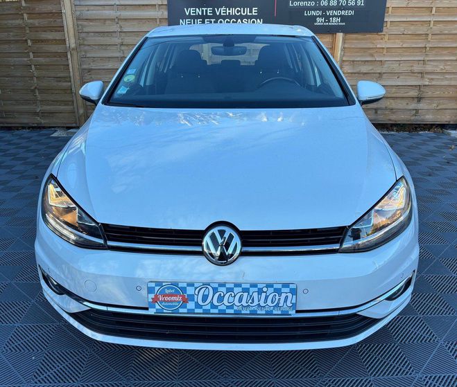 Volkswagen Golf VII 1.6 TDI 115ch DSG7 Confortline Blanc de 2019
