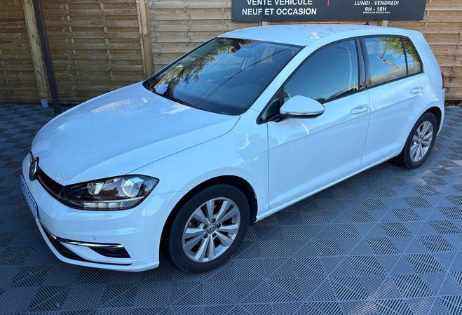 Volkswagen Golf VII 1.6 TDI 115ch DSG7 Confortline Blanc de 2019