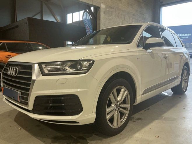 Audi Q7 3.0 TDI 218CH QUATTRO S-LINE TIPTRONIC 7 BLANC de 2016