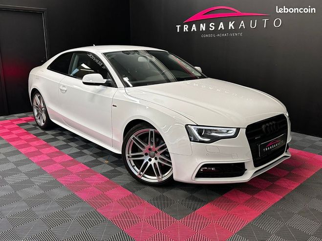 Cliquer pour voir la photo suivante Audi A5 V6 3.0 TDI 245 S line Quattro tronic 7 S Blanc de 2013