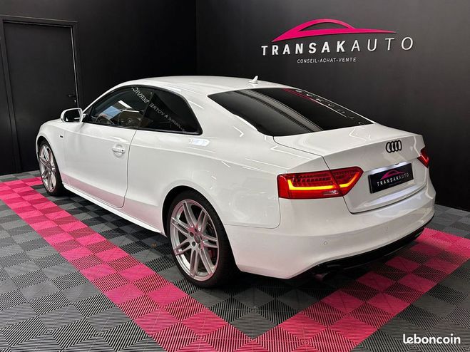 Audi A5 V6 3.0 TDI 245 S line Quattro tronic 7 S Blanc de 2013
