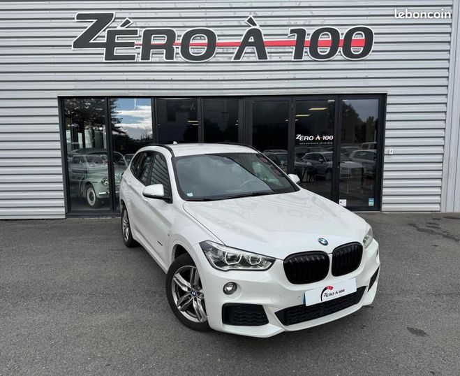 Cliquer pour voir la photo suivante BMW X1 SERIE 18i 140CH PACK M SDRIVE (CARPLAY E Blanc de 2018