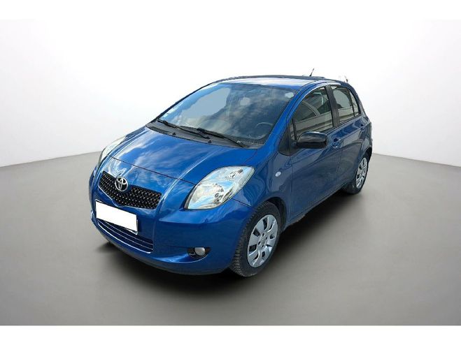 Toyota Yaris Yaris 1.3 - 87 VVT-i Sol MultiMode BVA Bleu fonce de 2007