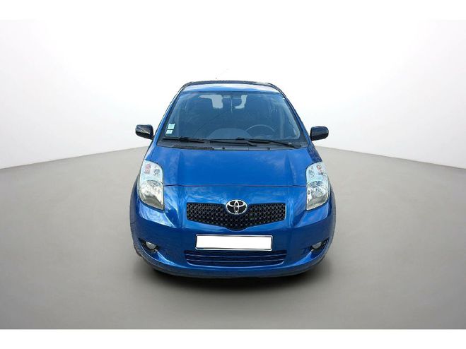 Toyota Yaris Yaris 1.3 - 87 VVT-i Sol MultiMode BVA Bleu fonce de 2007
