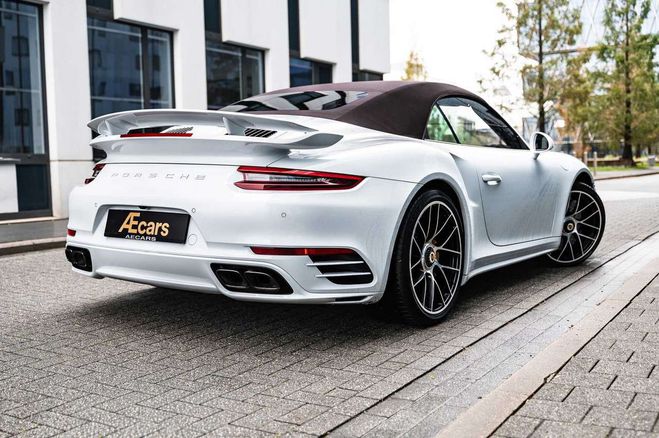 Porsche 911 991 TURBO S CABRIO AERO KIT BI-COLOR FUL Blanc Mtallis de 