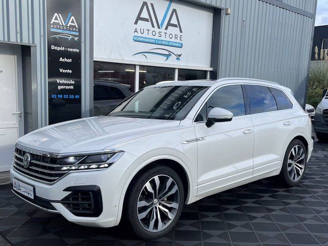 Cliquer pour voir la photo suivante Volkswagen Touareg III 3.0 TDi V6 R-Line 4Motion Tiptronic BLANC de 2018