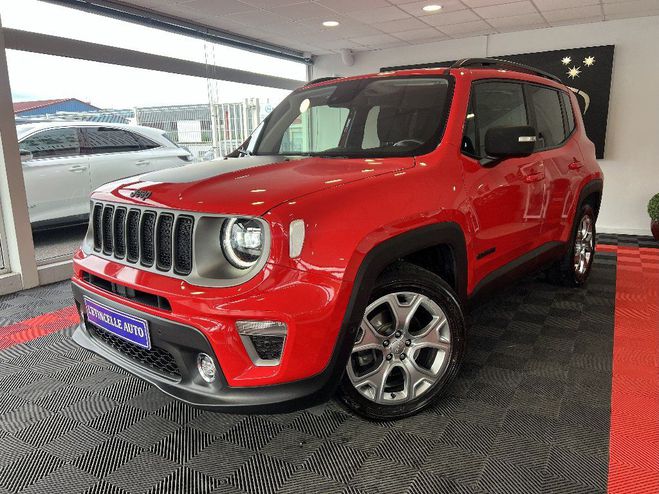 Cliquer pour voir la photo suivante Jeep Renegade 1.3 GSE T4 150 ch BVA Limited Rouge de 2018