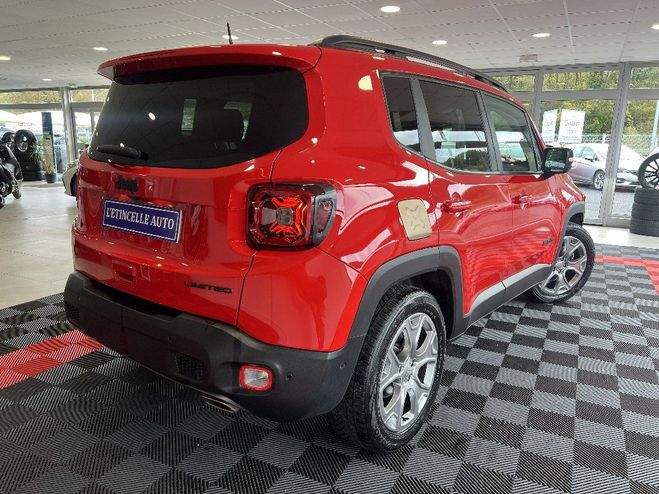 Jeep Renegade 1.3 GSE T4 150 ch BVA Limited Rouge de 2018