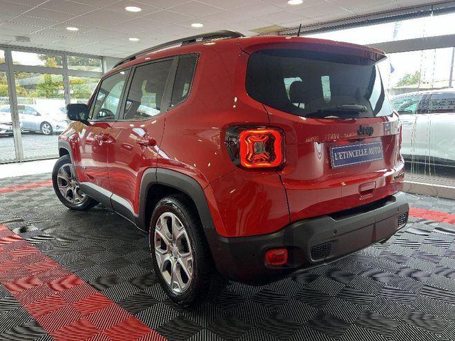 Jeep Renegade 1.3 GSE T4 150 ch BVA Limited Rouge de 2018