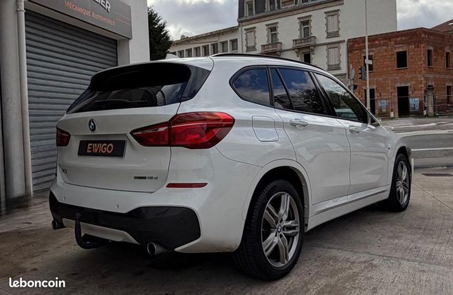 BMW X1 18 d 150 m-sport sdrive bva + attelage h Blanc de 2018