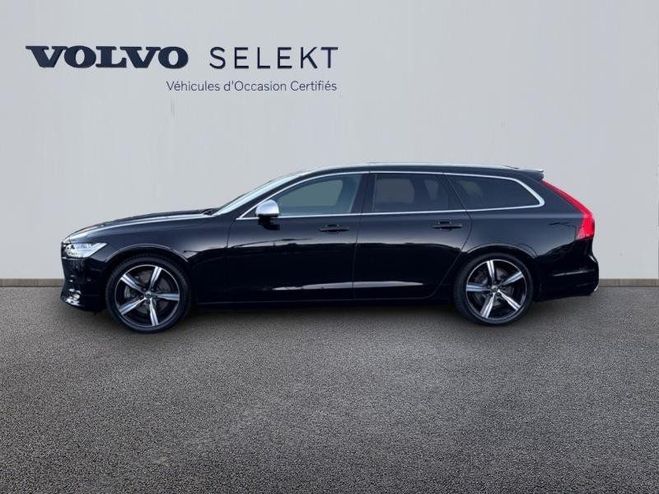 Volvo V90 D5 AWD 235ch R-Design Geartronic Noir Onyx Mtallis de 2017