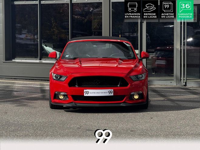 Ford Mustang CABRIOLET GT H&R REMUS JANTES VERDE FORG ROUGE de 2016