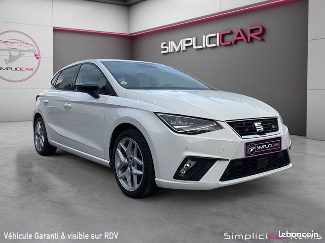 Seat Ibiza 1.6 TDI 95 Ch BVM5 FR Garantie 12 mois Blanc de 2020
