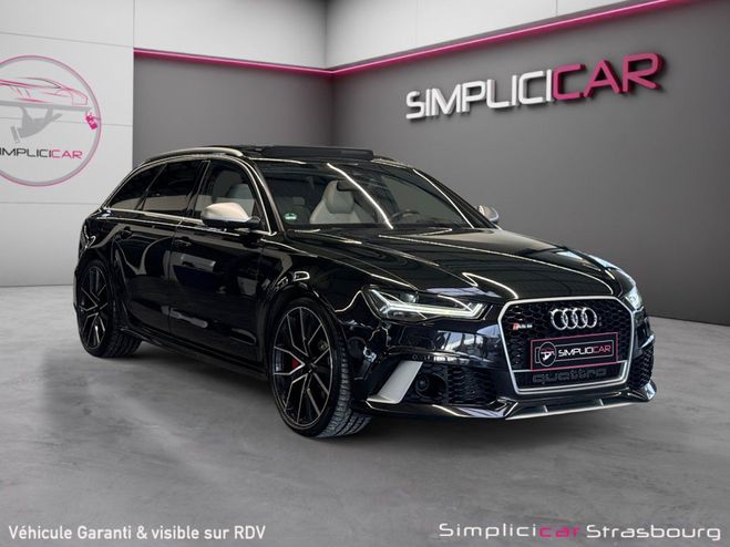 Cliquer pour voir la photo suivante Audi RS6 AVANT Performance V8 4.0 TFSI 605 Quattr Noir de 2016