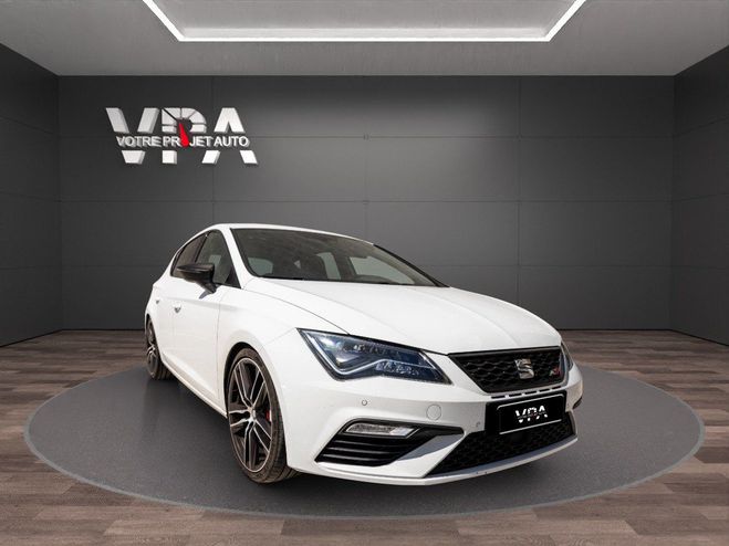 Cliquer pour voir la photo suivante Seat Leon 2.0 TSI 300ch · Cupra DSG · Baquets · Co Blanc de 2018