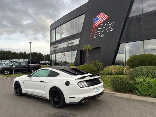 Ford Mustang GT Fastback V8 5.0L BVM Blanc de 2019