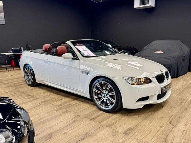 BMW M3 (E93) (2) CABRIOLET V8 420 DRIVELOGIC DK Blanc Verni de 2010