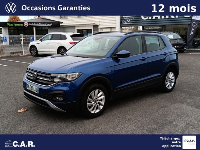 Cliquer pour voir la photo suivante Volkswagen T Cross 1.0 TSI 95 Start/Stop BVM5 Lounge Bleu de 2022