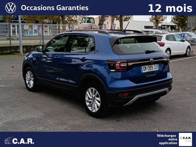 Volkswagen T Cross 1.0 TSI 95 Start/Stop BVM5 Lounge Bleu de 2022
