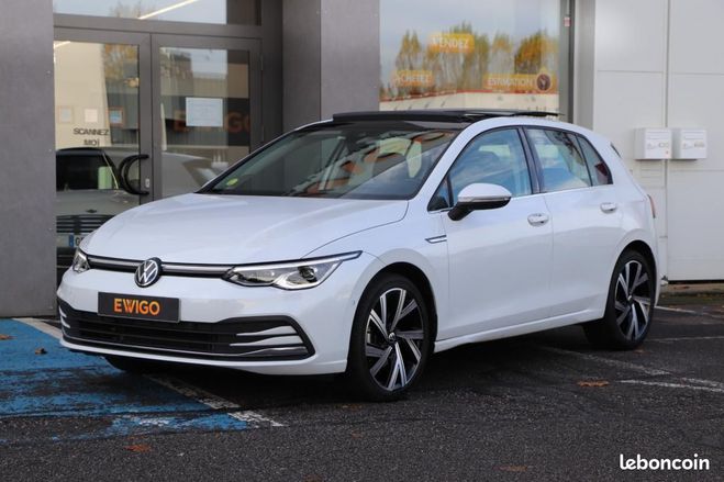 Volkswagen Golf 2.0 TDI 150 STYLE DSG BVA TO ATH CARPLAY Blanc de 2023