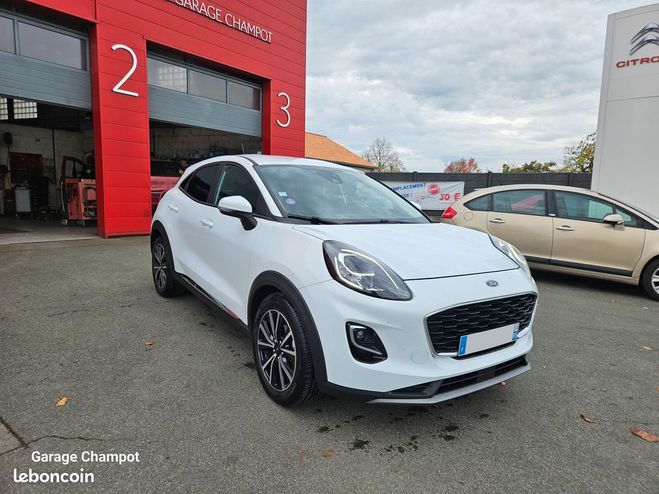 Cliquer pour voir la photo suivante Ford Puma 1.0 Ecoboost 125ch mHEV Titanium Blanc de 2021