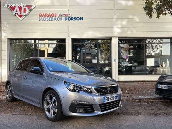 Cliquer pour voir la photo suivante Peugeot 308 Gt Line 2020 1.2 130cv boite auto Eat8 Gris de 2020