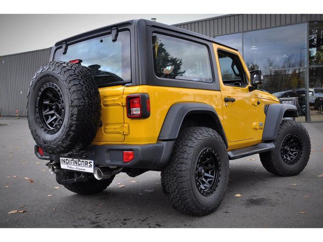 Jeep Wrangler 2.0i T - 272 BVA 4x4 2018 Sport PHASE 1 Jaune Mtallis de 2019