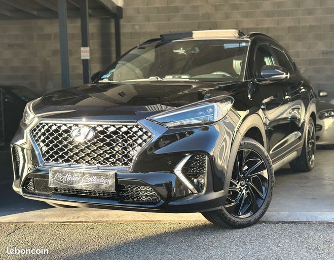 Cliquer pour voir la photo suivante Hyundai Tucson N Line 4WD DCT7 136CV TOIT PANORAMIQUE S Noir de 2019