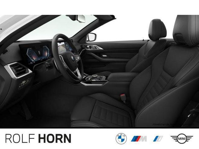 BMW Serie 4 420 i Cabrio Navi HeadUp HiFi Lenkradhzg Blanc M�tallique de 