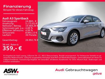  Voir détails -Audi A3 Sportback 30TDI Stronic Navi LED GRA PDC à Leimbach (68)