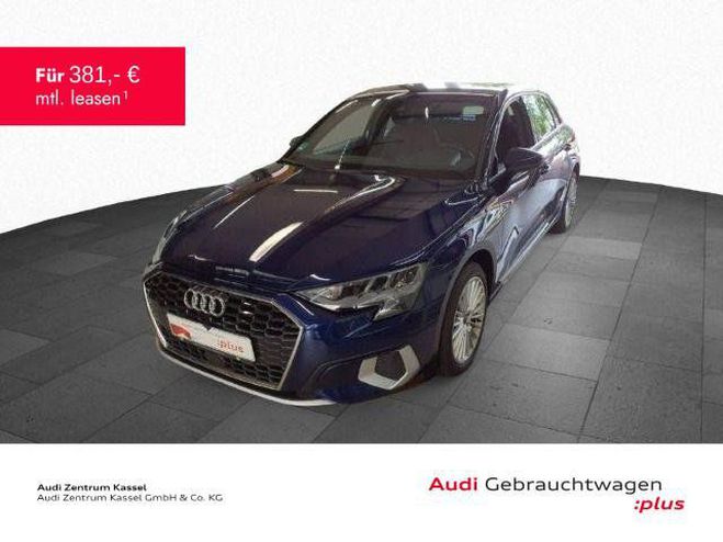 Cliquer pour voir la photo suivante Audi A3 Sportback 30 TFSI LED Navi PDC+ Teillede Bleu M�tallique de