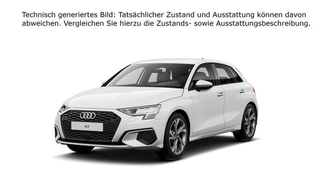 Audi A3 Sportback 30 TFSI S-tronic Virtual Parka Blanc de 