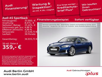  Voir détails -Audi A5 Sportback Advanced 35 TFSI S tr. LED NAV à Leimbach (68)