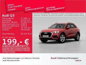  Voir détails -Audi Q3 45 TFSI e S tronic Virtual/PDC+/SitzHzg à Leimbach (68)