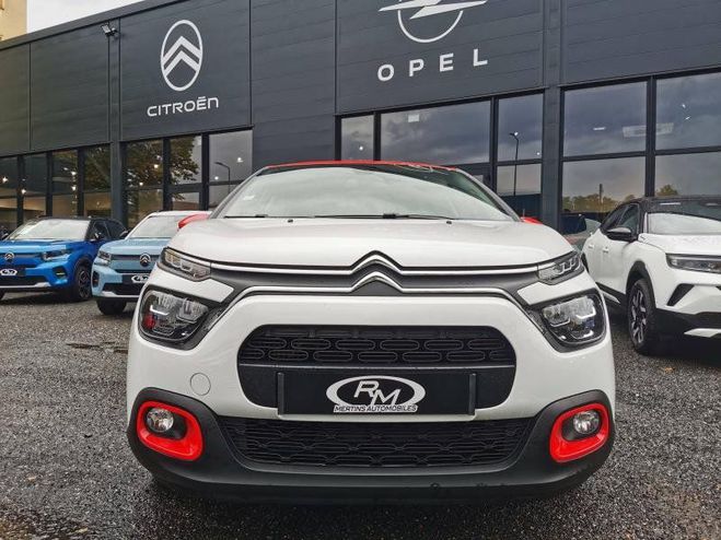 Citroen C3 St 1.5 BlueHDi 100ch S&S BVM 6 Feel Bus Blanc Banquise - Rouge Aden de 2022