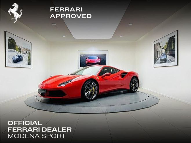 Cliquer pour voir la photo suivante Ferrari 488 GTB V8 3.9 T 670ch Rosso Corsa de 2017