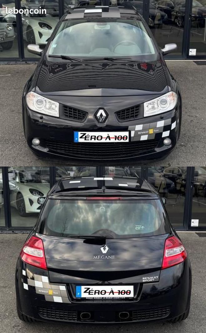 Renault Megane 2 Rs II (2) T 230 F1 TEAM R26 3P Noir de 2008