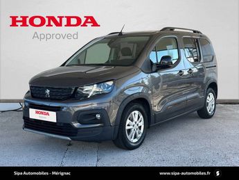  Voir détails -Peugeot Rifter Rifter Standard BlueHDi 130 S&S BVM6 GT  à Mrignac (33)