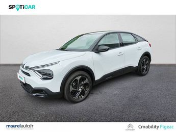  Voir détails -Citroen C4 C4 Hybride 136 e-DCS6 Plus 5p à Figeac (46)