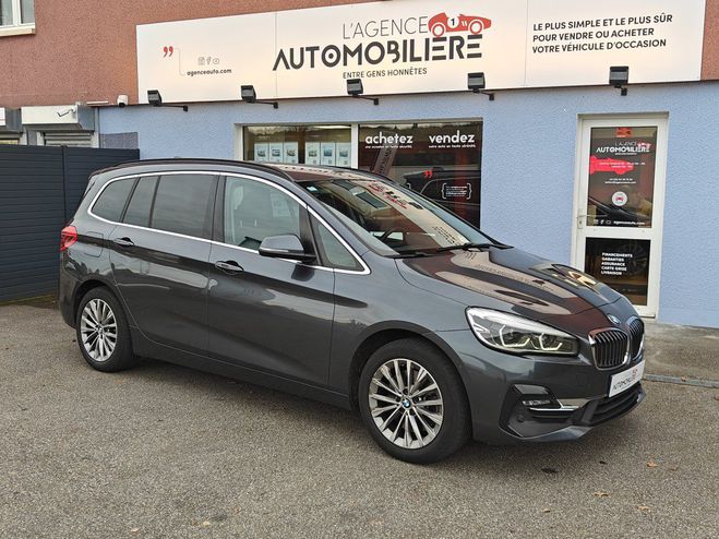 Cliquer pour voir la photo suivante BMW Serie 2 Gran Tourer 220DA 190CH LUXURY 7 PLACES Gris de 2019