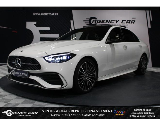 Cliquer pour voir la photo suivante Mercedes Classe C 220 d BVA 9G-Tronic AMG Line Garantie 20 BLANC de 2023