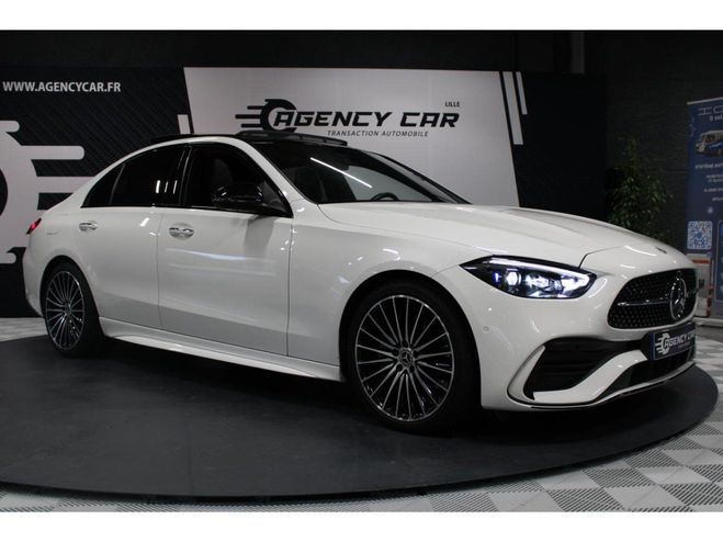 Mercedes Classe C 220 d BVA 9G-Tronic AMG Line Garantie 20 BLANC de 2023