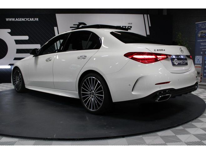 Mercedes Classe C 220 d BVA 9G-Tronic AMG Line Garantie 20 BLANC de 2023